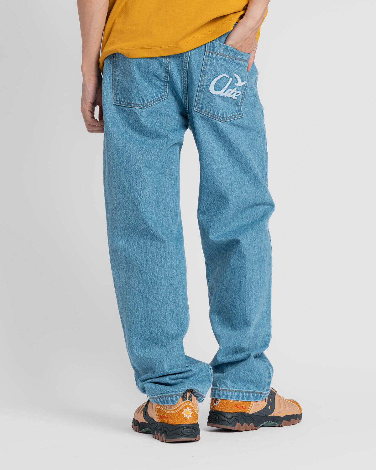 Arte Antwerp Denim Logo Bird pants | SS25-244P | AFEW STORE
